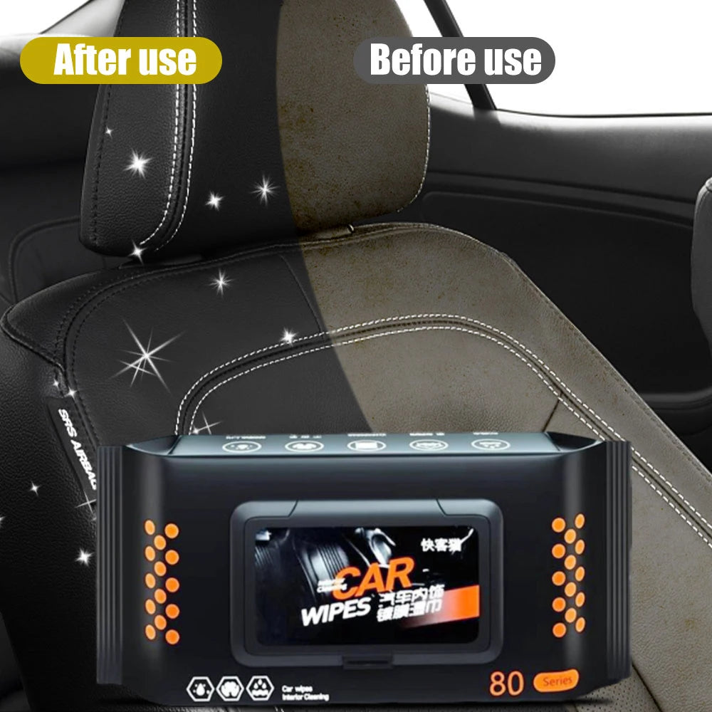 Leather Cleaning Wipes 80pcs