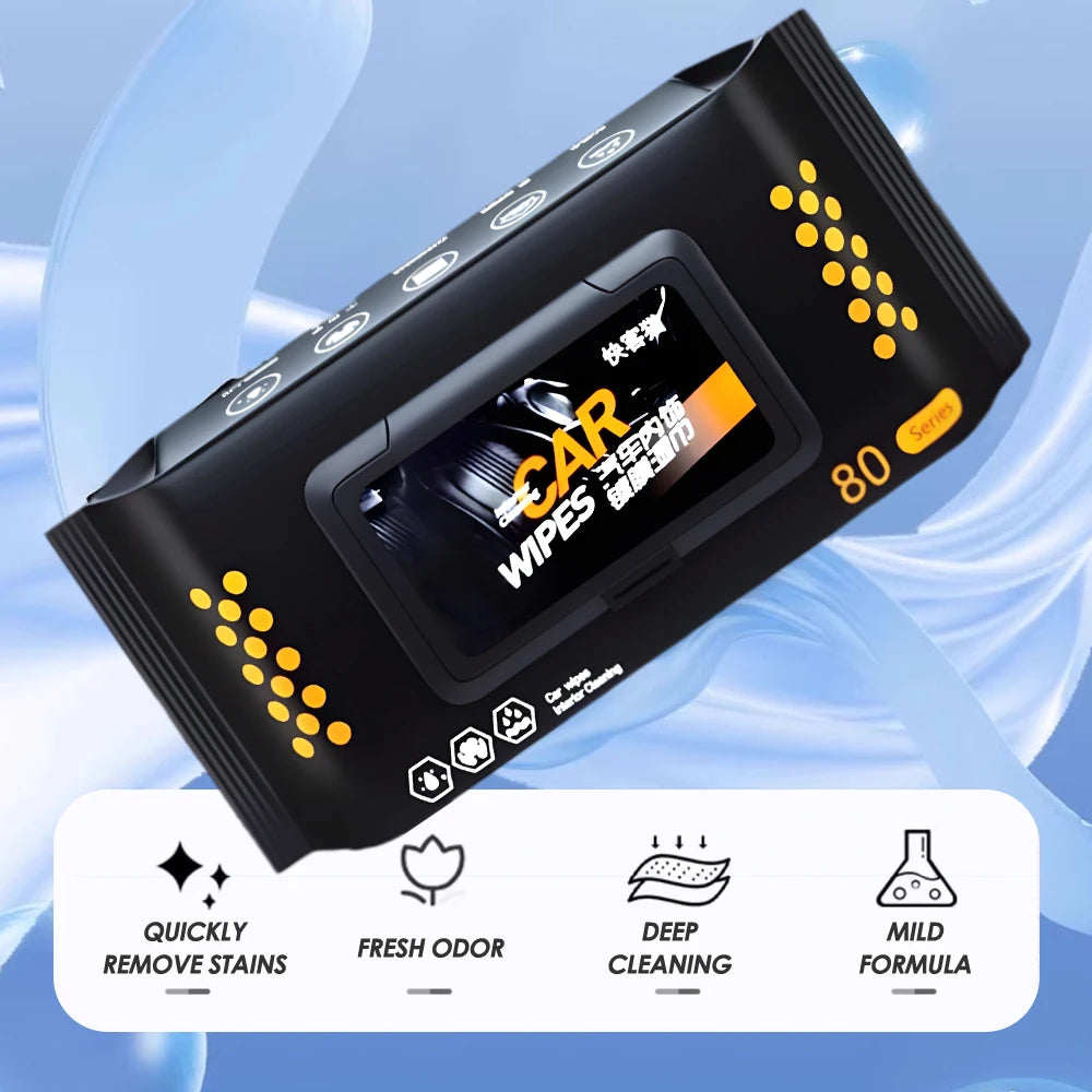 Leather Cleaning Wipes 80pcs